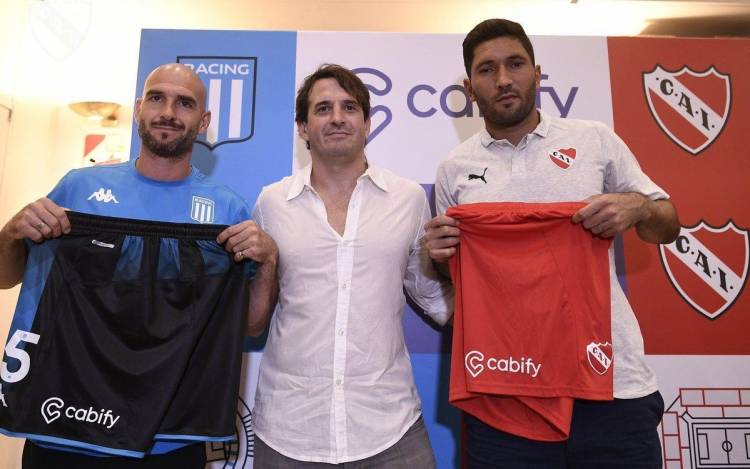 Cabify, nuevo sponsor de Independiente y Racing