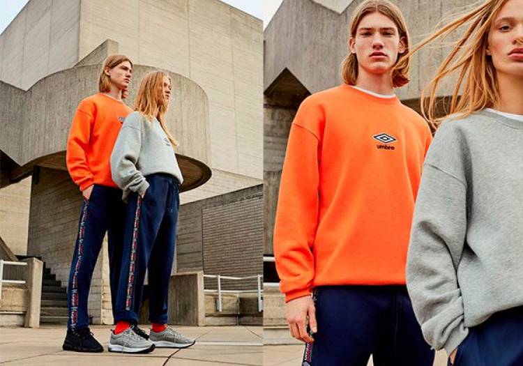 Umbro presents its new clothing in conjunction with Pull & Bear