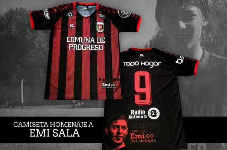 Kalcomax y San Martín de Progreso homenajean a Emiliano Sala