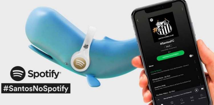 Santos FC partners with Spotify