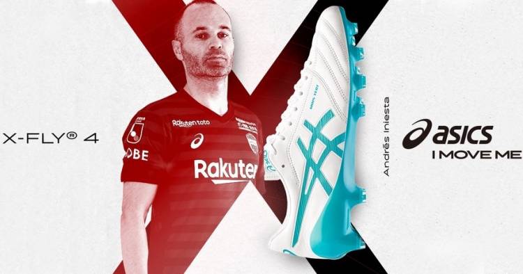 Asics launches the custom boots for Andrés Iniesta