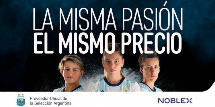 Noblex acompaña a la Selección Argentina femenina 