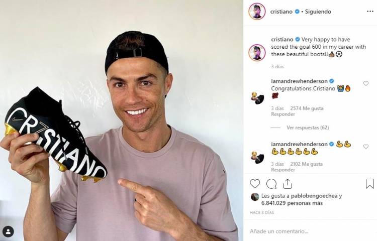 Ronaldo continúa como el futbolista con más seguidores en redes sociales