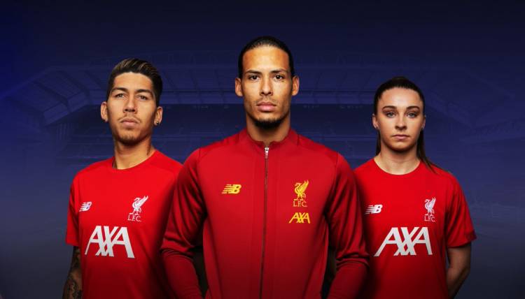 The insurance company AXA, expands its sponsorship with Liverpool