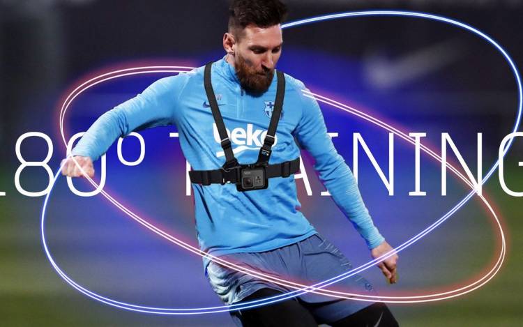 Gatorade shows how Leo Messi trains in the first person