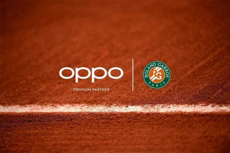 Oppo will be a premium sponsor of Roland Garros