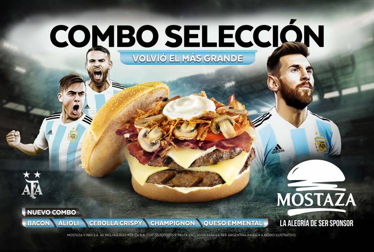 Mostaza activa su patrocinio con la Selección Argentina