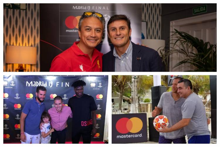 Mastercard activated its sponsorship with UEFA Champions League in Madrid and Cartagena