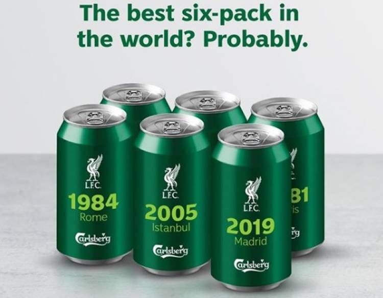 Carlsberg celebrates Liverpool's sixth UEFA Champions League