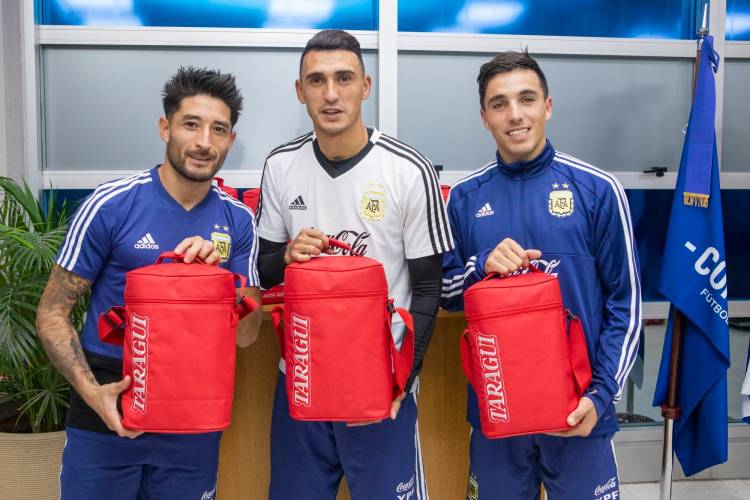 Taragüi activó su patrocino con la Selección Argentina 