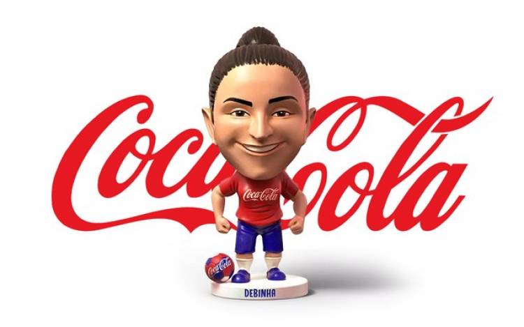 Coca-Cola Brasil lanzó el primer muñequito de una futbolista