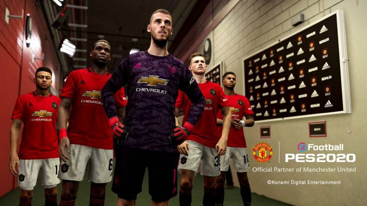 Manchester United estará licenciado en eFootball PES 2020 