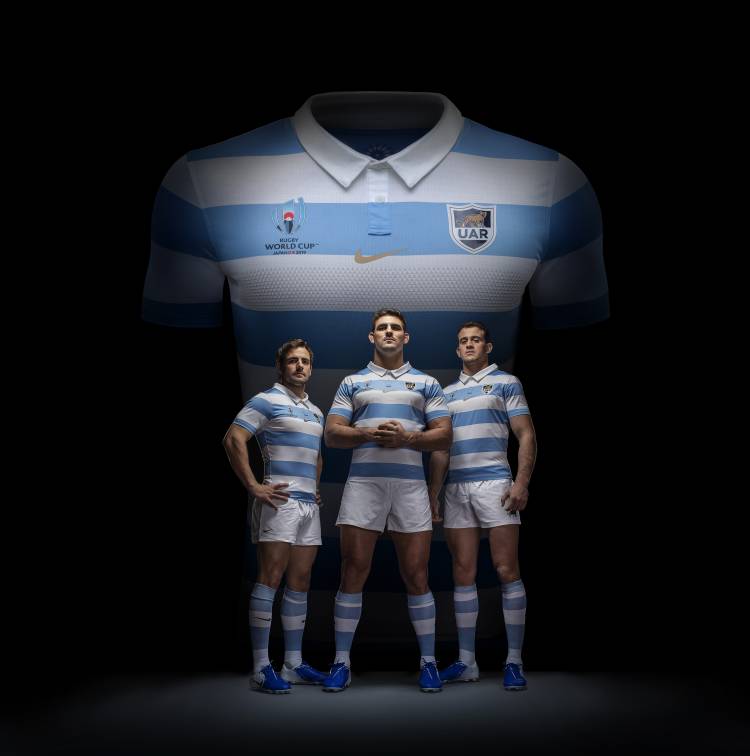 Nike presentó las nuevas camisetas de Los Pumas