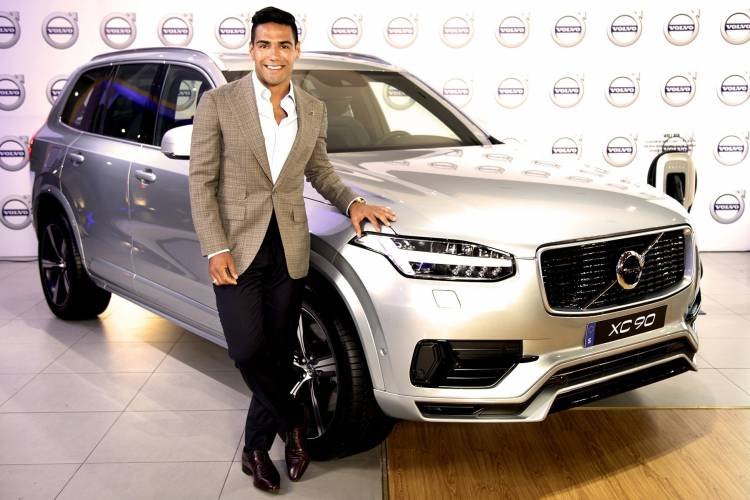 Falcao becomes ambassador of Volvo Colombia