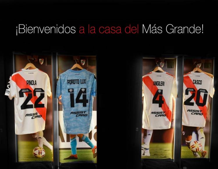 River Plate presented its new sponsors