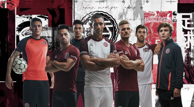 Peak Sport y Lanús presentaron las nuevas camisetas Granates