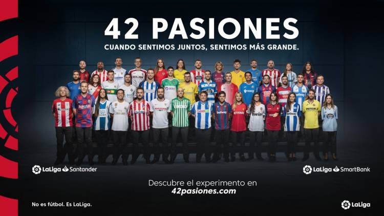 LaLiga puso en marcha el experimento “42 Pasiones”