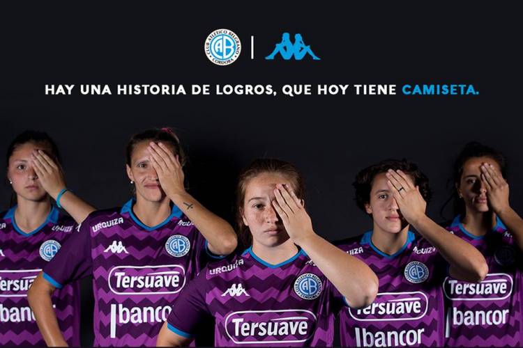 Kappa presenta la camiseta exclusiva para el fútbol femenino de Belgrano