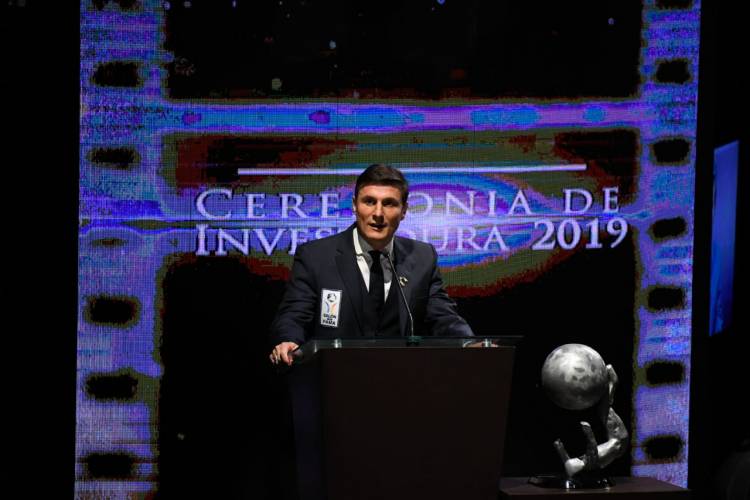 Javier Zanetti ingresa al Salón de la Fama del Fútbol