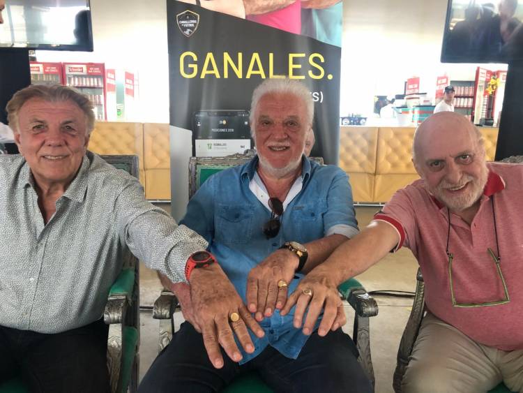 Basile, Merlo and Pagani presented "Caballeros del Fútbol"