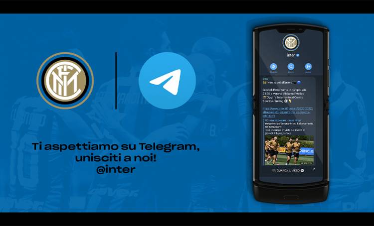 Inter suma a Telegram como plataforma oficial