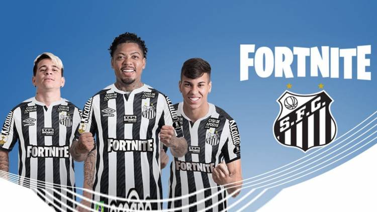 Fortnite nuevo sponsor principal de Santos en la CONMEBOL Libertadores