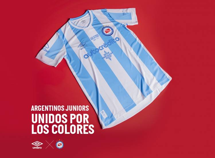 Umbro presenta la nueva camiseta de Argentina Juniors