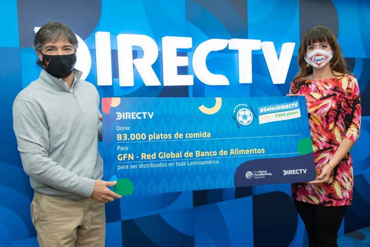 DirecTV transformó los 83 goles de la CONMEBOL Copa América en miles de plato de comidas