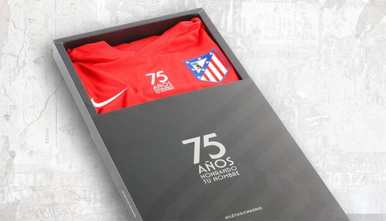 Atlético de Madrid debuted its fourth shirt