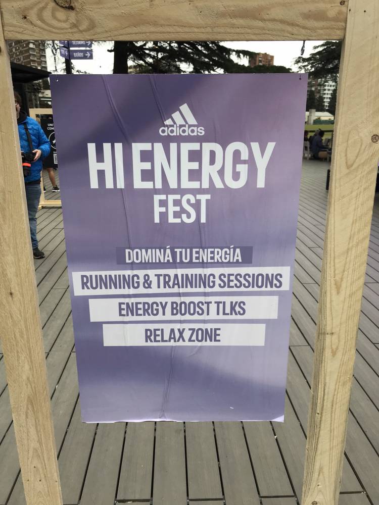 Adidas had its Hi Energy Fest