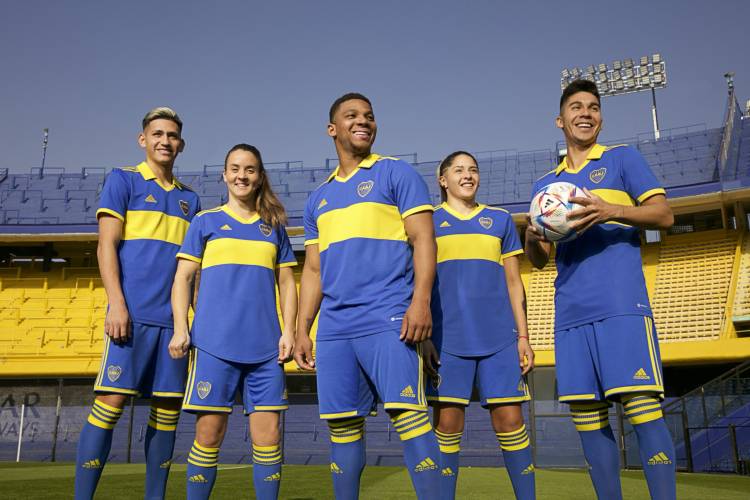 Adidas presentó la nueva camiseta titular de Boca Juniors