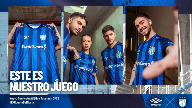 Umbro presented the new substitute shirt of Atlético de Tucumán