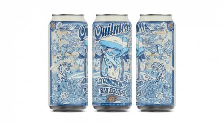 Quilmes launched a special can to accompany the illusion of the Argentines in this World Cup