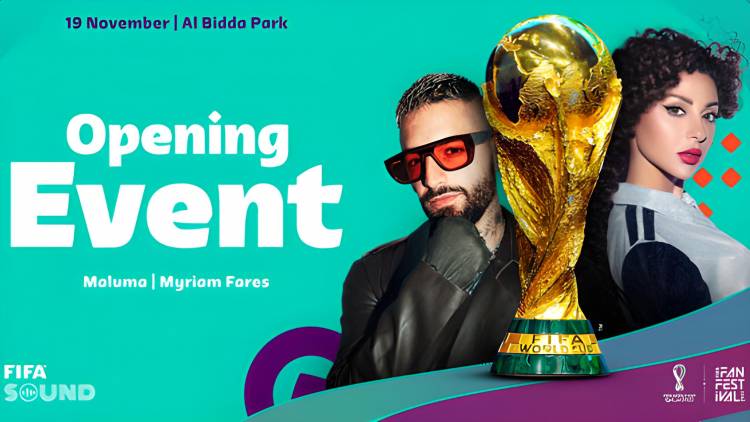 Maluma y Myriam Fares encabezarán la ceremonia de inauguración del FIFA Fan Festival en Doha