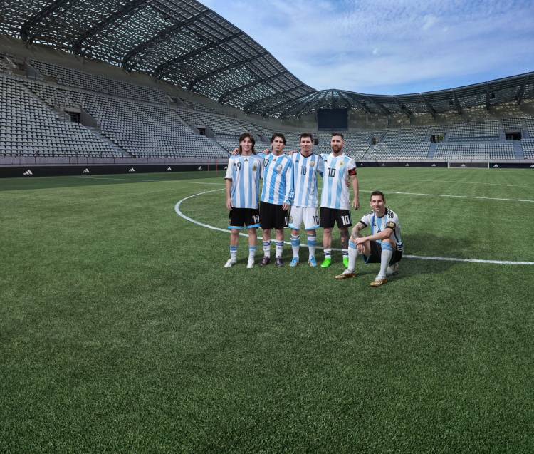 Adidas celebra los 5 mundiales disputados por Lionel Messi con un corto