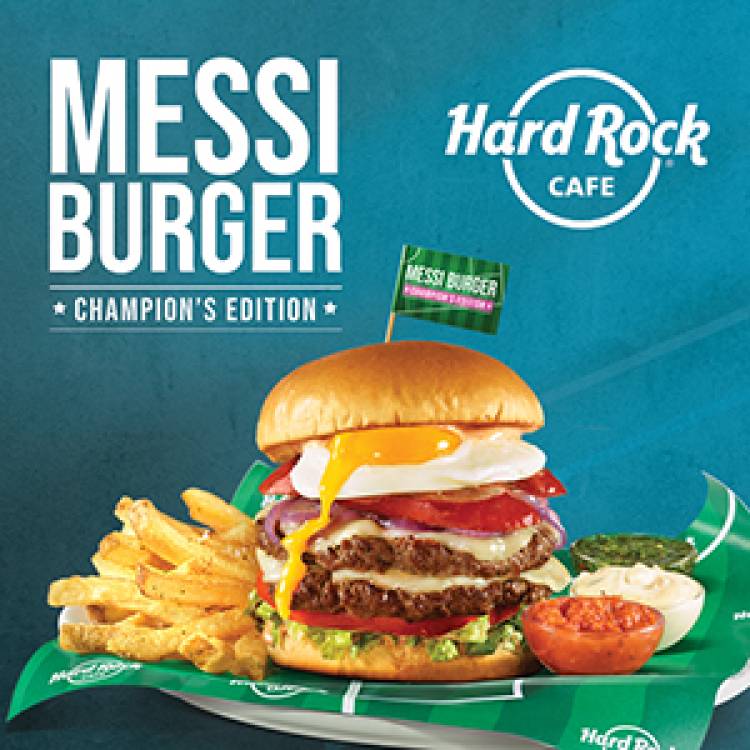 Hard Rock Cafe y Lionel Messi se unen para llevar la Champion's Edition a todo el mundo