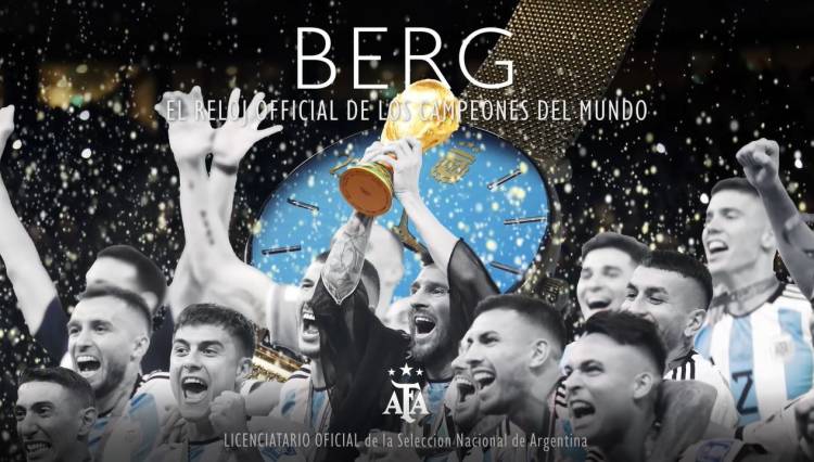 The Argentine Football Association presents its commercial agreement with BERG Watches