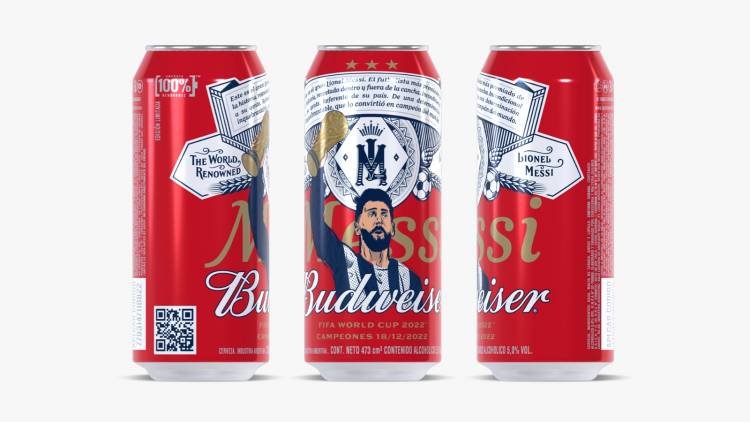 Budweiser presented the Leo Messi cans that speak