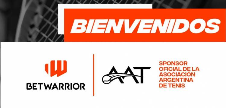 BetWarrior, nuevo sponsor oficial para la Asociación Argentina de Tenis