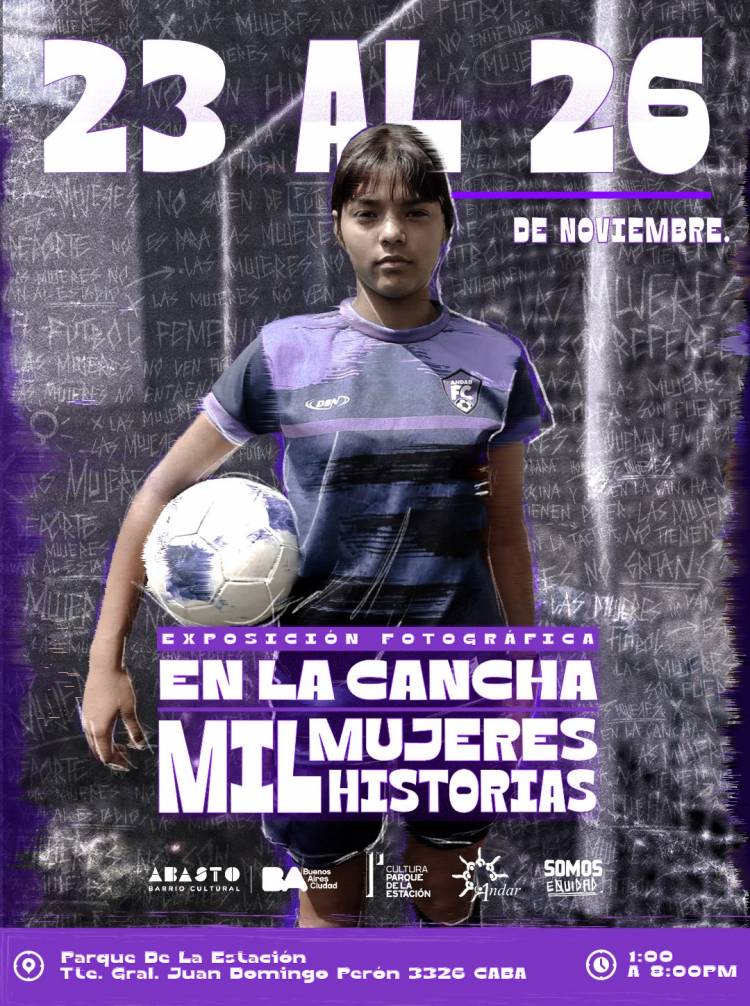 Llega a Argentina la Exposición Fotográfica "En La Cancha: Mil Mujeres, Mil Historias"