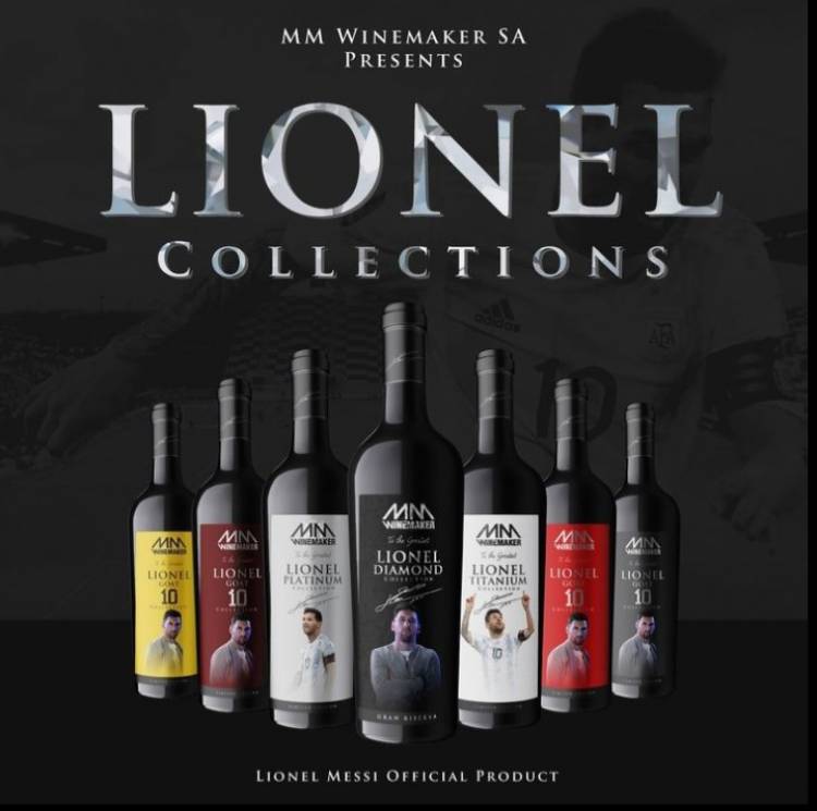 Messi lanzó su propia colección de vinos