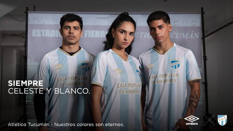 Atlético Tucumán presentó su nueva camiseta titular junto a Umbro