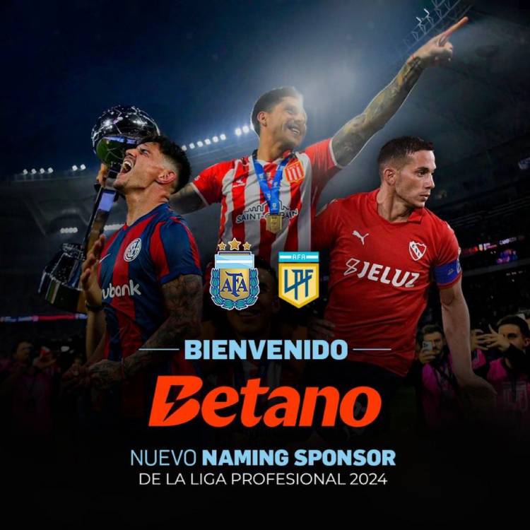 Betano es el nuevo naming sponsor de la LPF