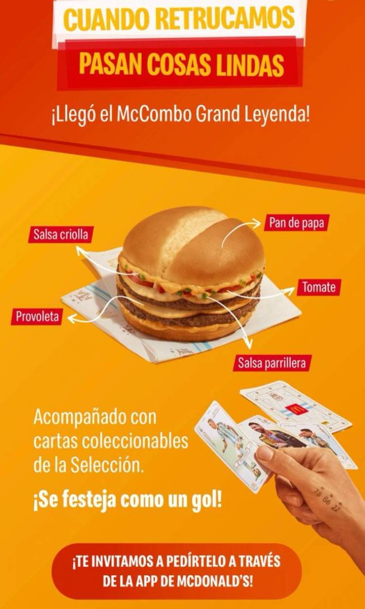 McDonald's presenta la nueva “Grand Leyenda”