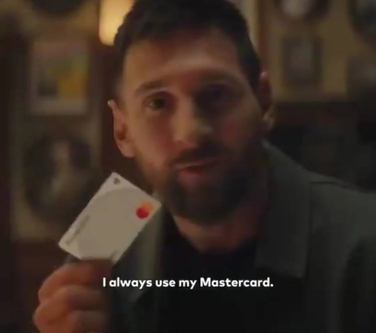 Nuevo comercial de Mastercard junto a Messi
