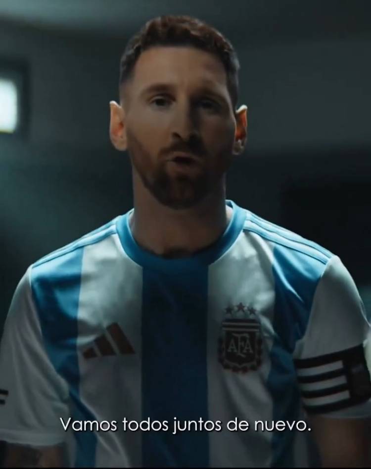 La nueva publicidad de Lionel Messi “Vamos todos juntos de nuevo”