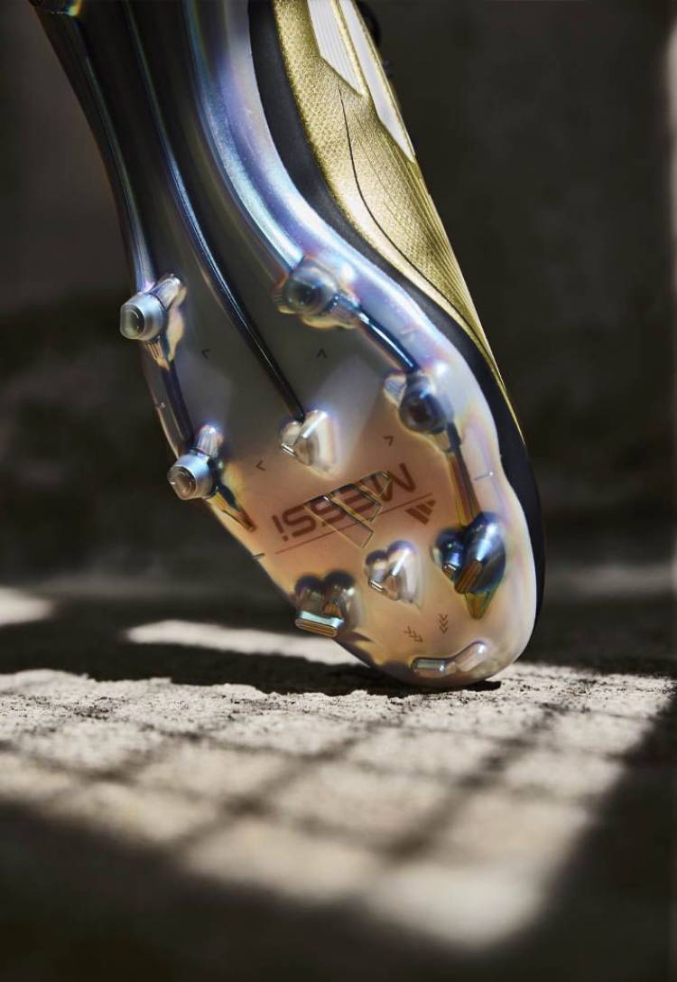 Adidas unveiled the new “F50 Messi Triumph Gold”