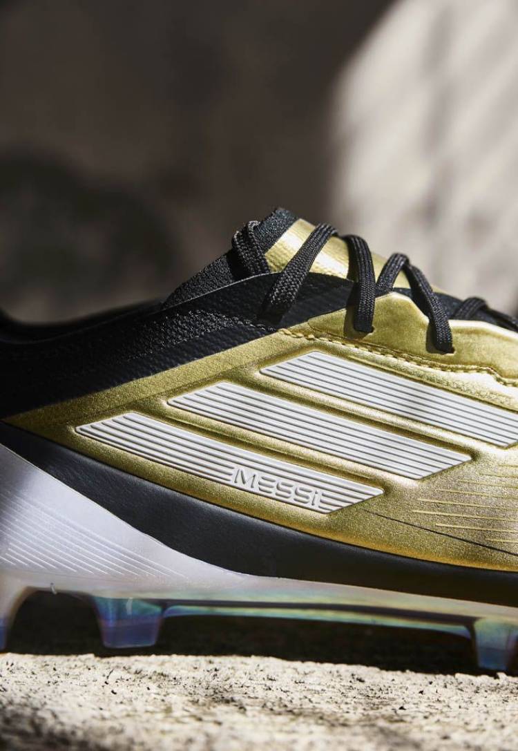 Adidas unveiled the new “F50 Messi Triumph Gold”