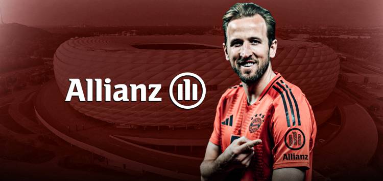 Harry Kane is the new ambassador for Allianz