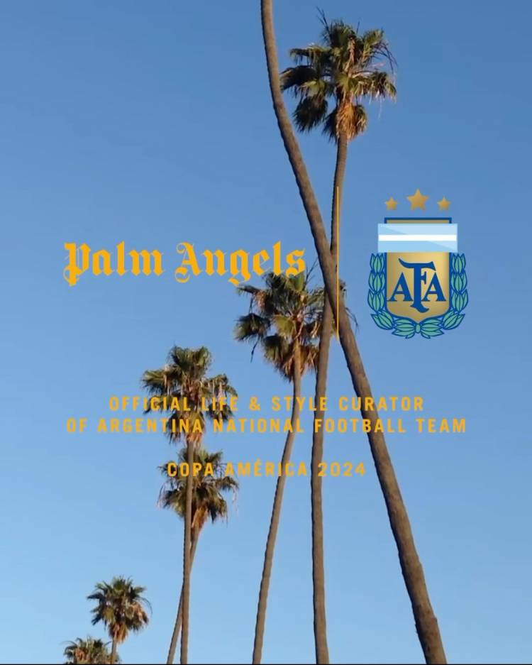 La colaboración de Palm Angels con la selección argentina